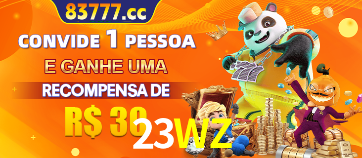 Banner institucional da 23WZ sobre parceria de marcas e criação de uma marca de excelência, apresentando os mascotes de jogos populares como o Fortune Tiger.