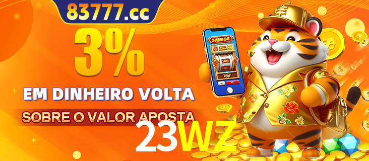 Promoção para baixar e instalar o aplicativo do cassino 23WZ. O banner oferece uma recompensa de R1aR1aR8, com a imagem de uma cobra sobre moedas de ouro.